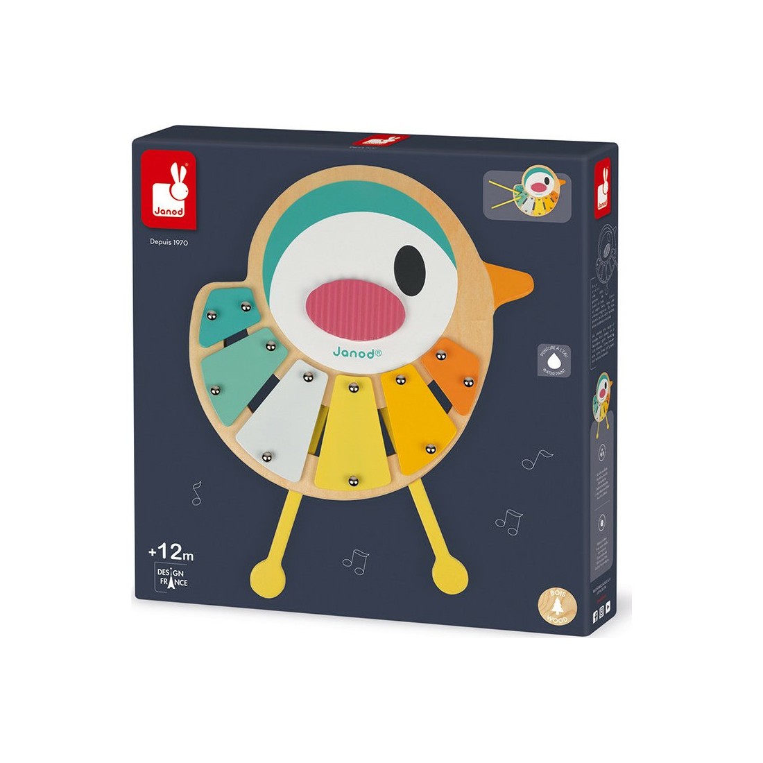 Xylophone oiseau Janod